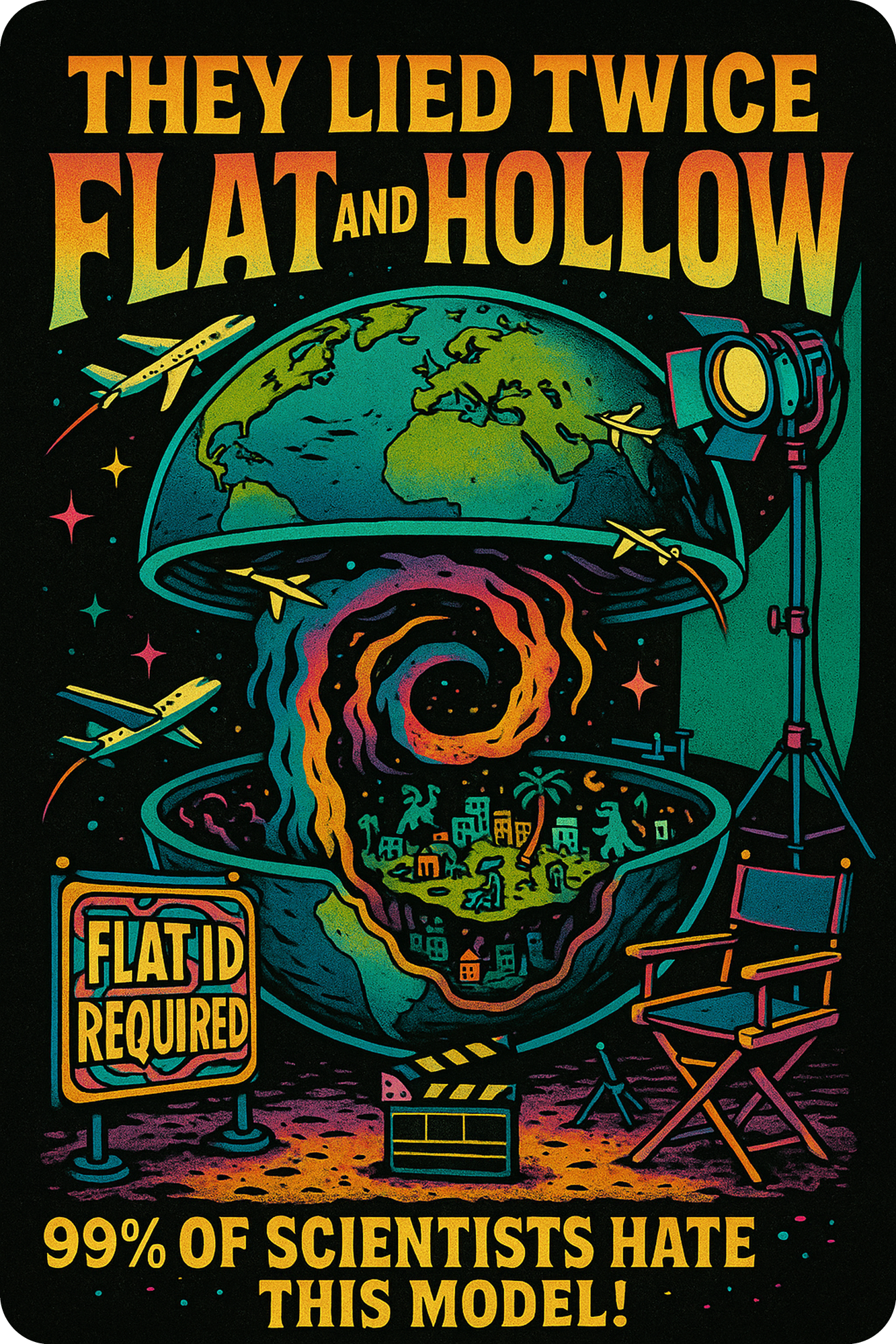 Flat and Hollow - Oversize Shirt