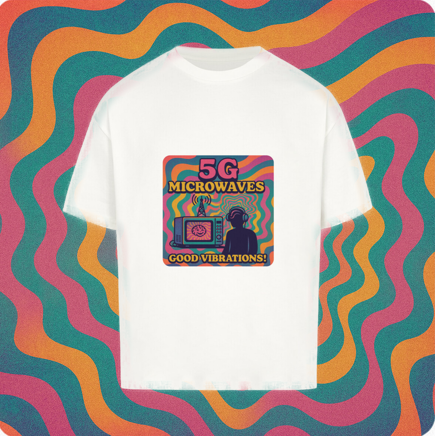 5G Microwaves - Oversize Shirt