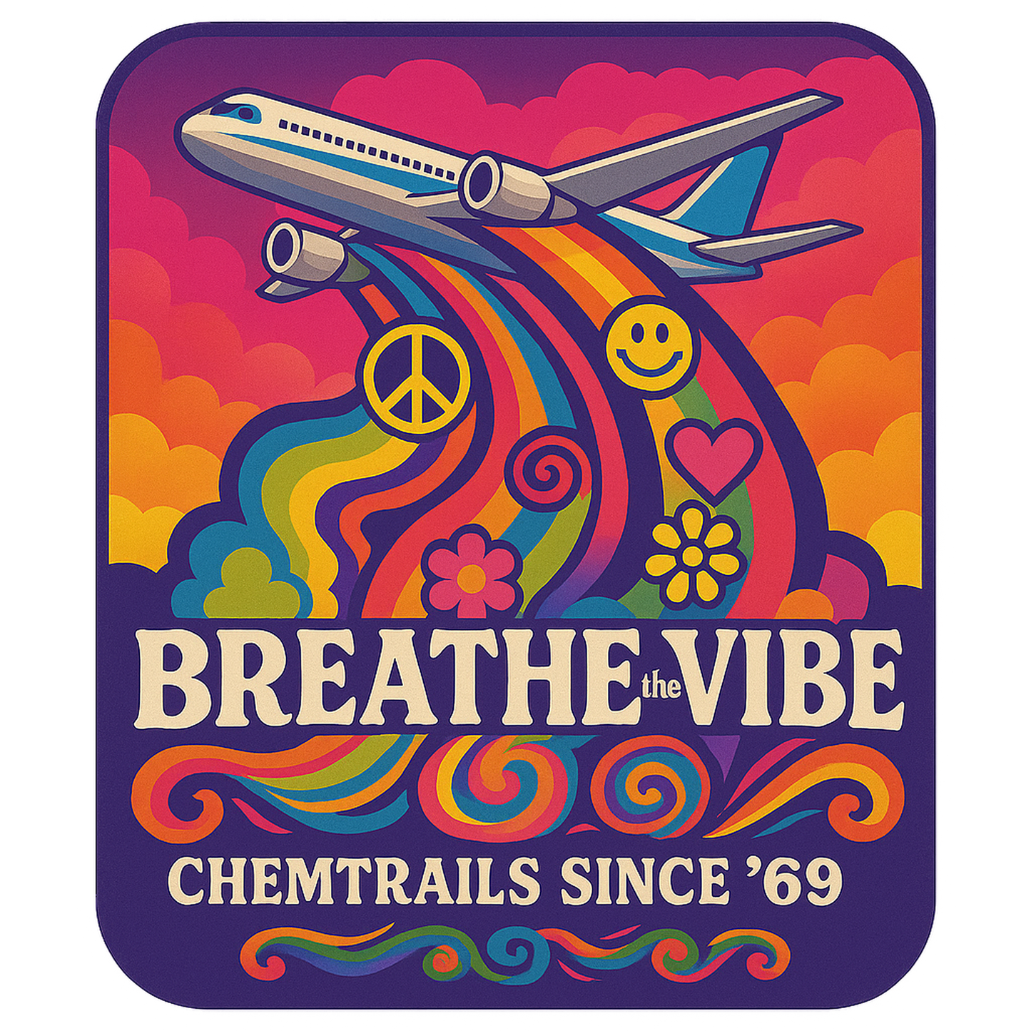 Chemtrails Since '69 - Oversize Shirt