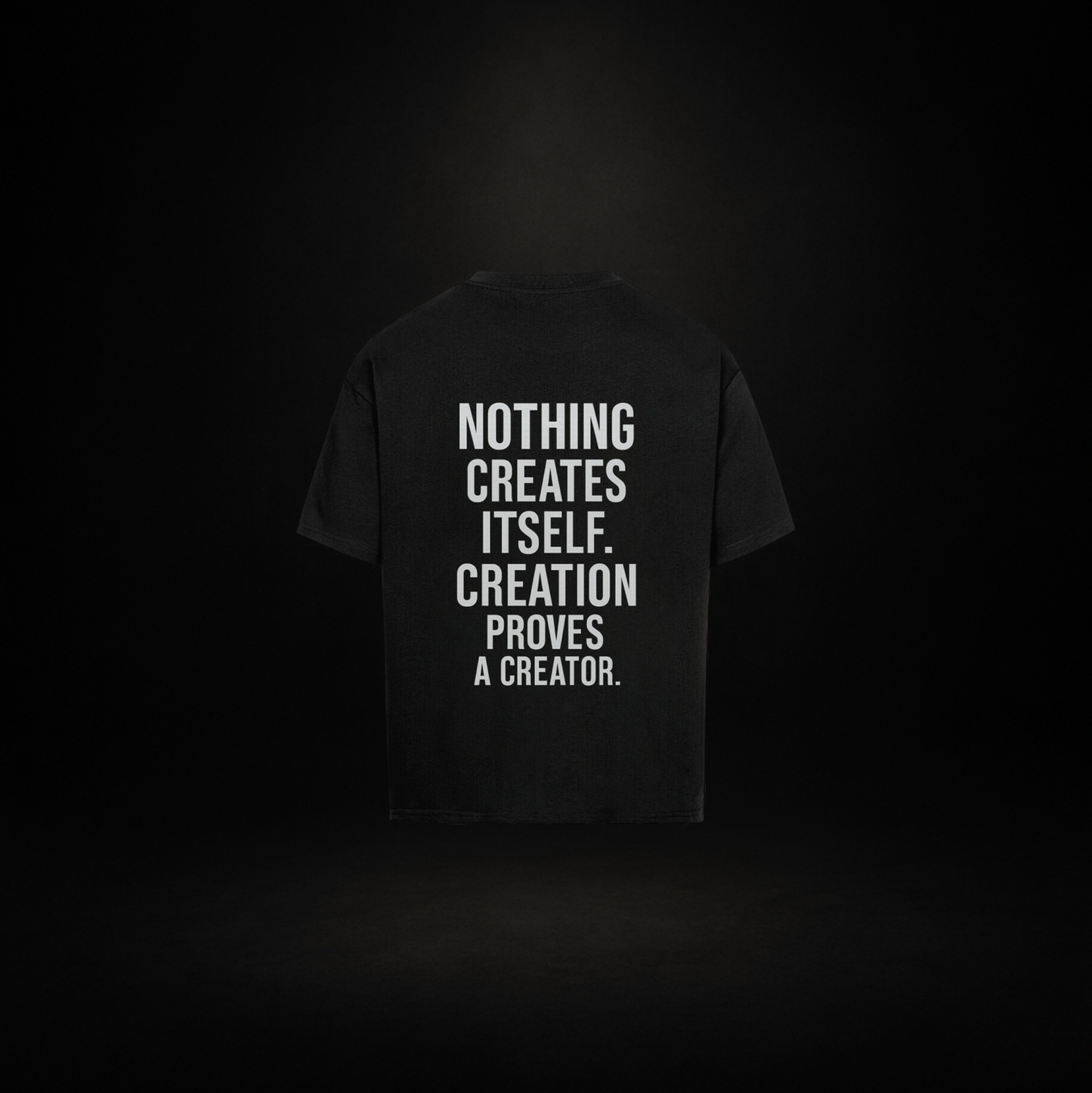 Nothing Creates Itself - Oversize Shirt