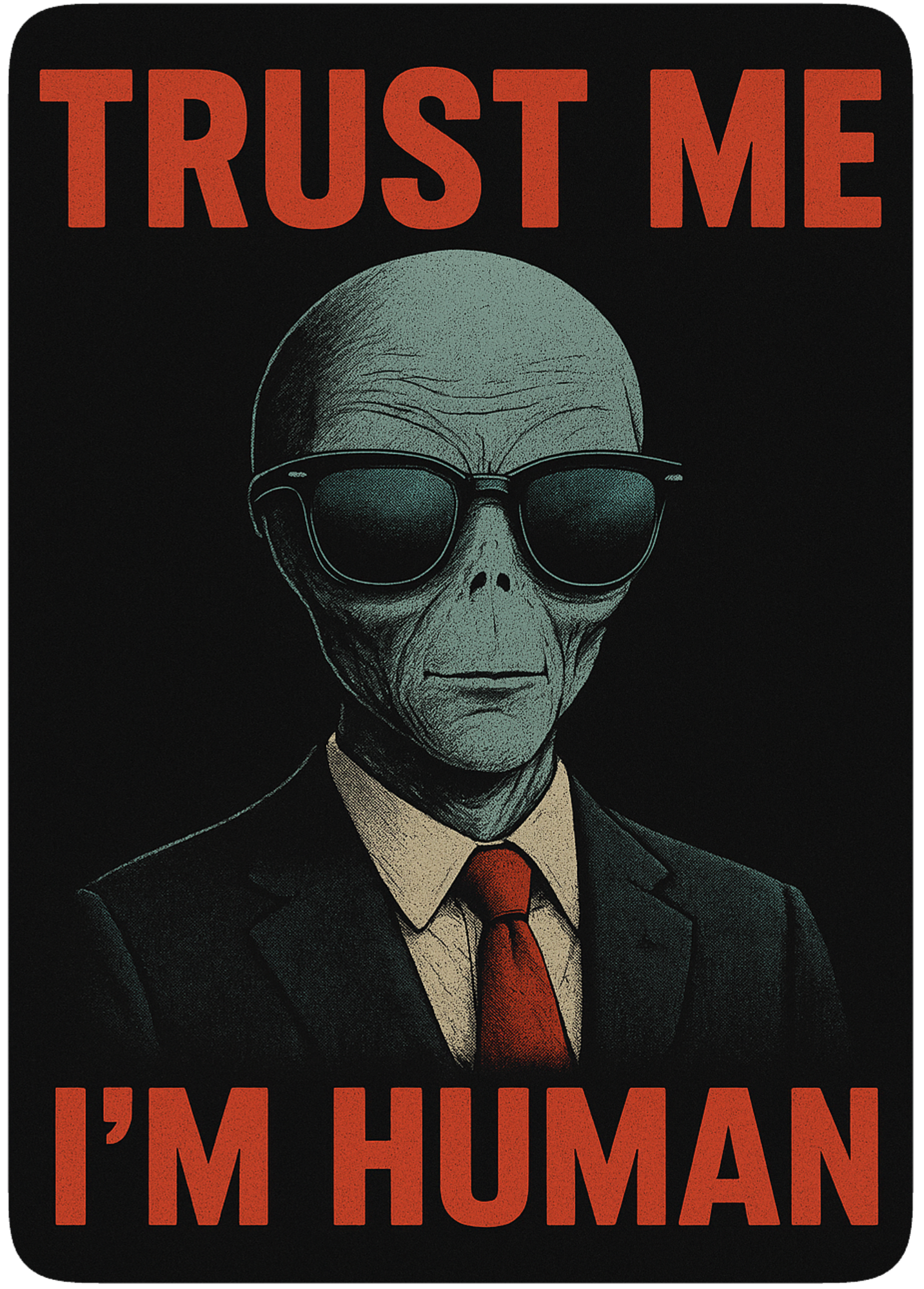 Trust Me I'm Human - Oversize Shirt