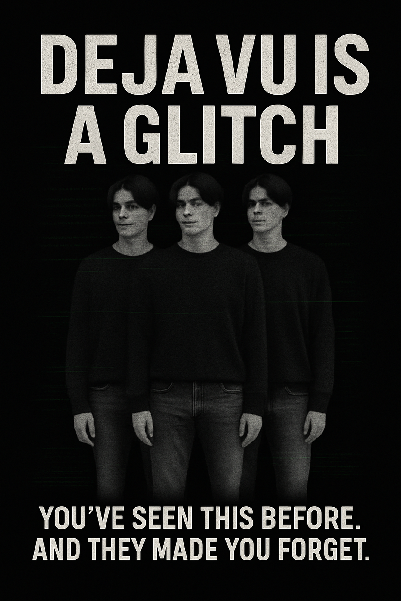 Déjà Vu Is a Glitch - Oversize Hoodie