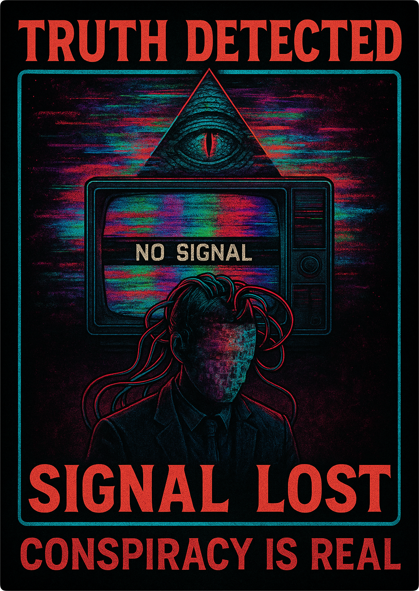 Truth Detected - Signal Lost - Oversize Shirt