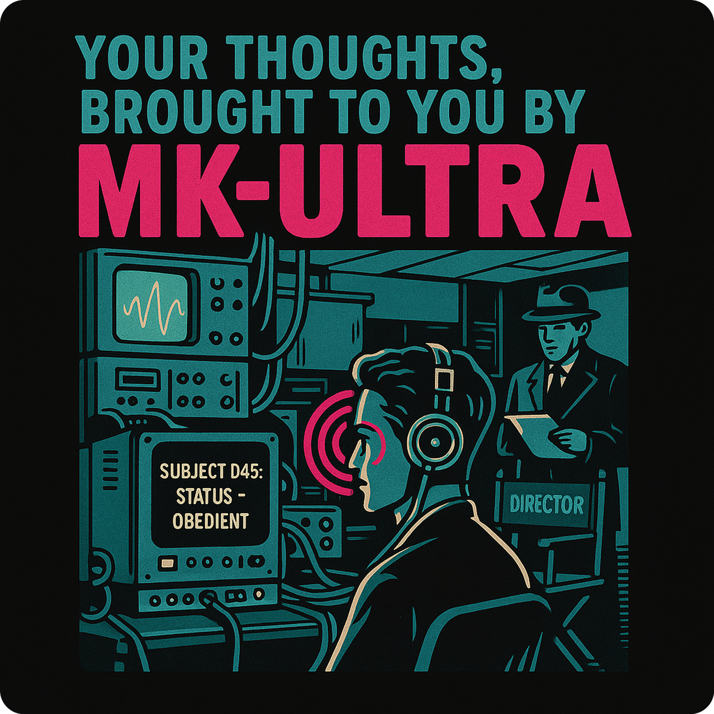 MK-Ultra (vintage version) - Oversize Shirt