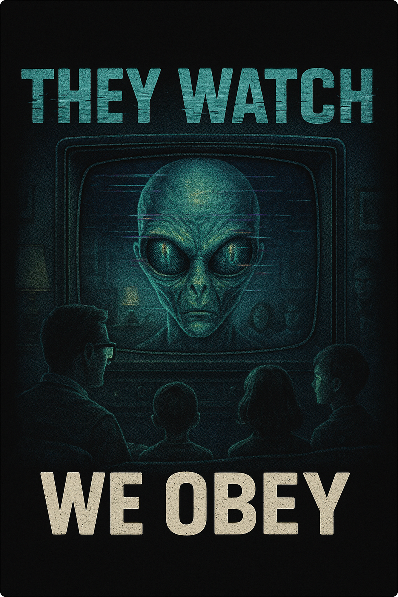 They Watch - We Obey - Oversize Shirt