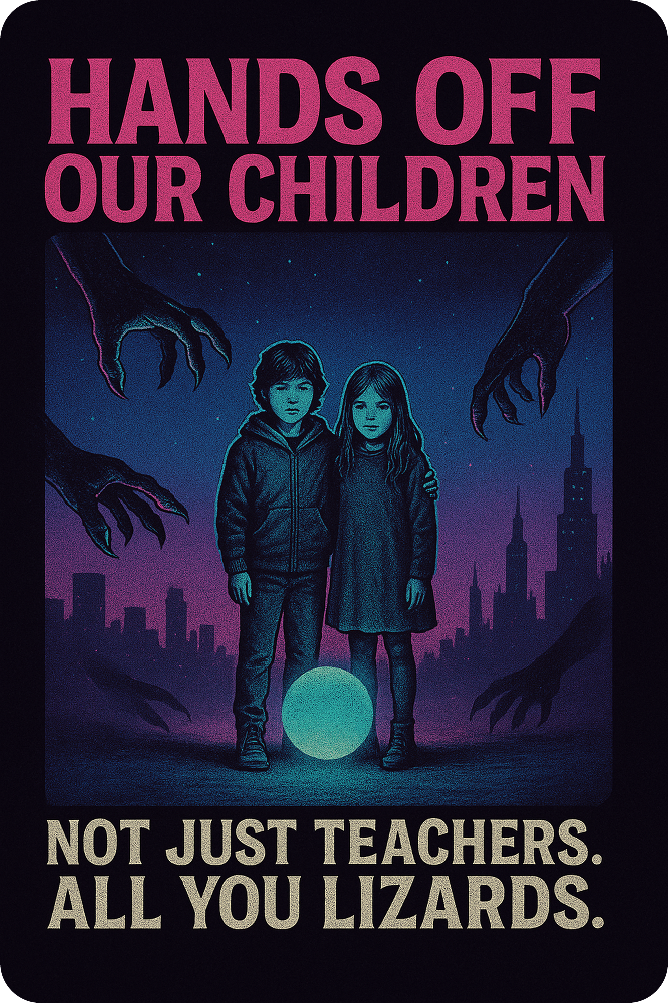 Hands Off Our Children - Oversize Shirt