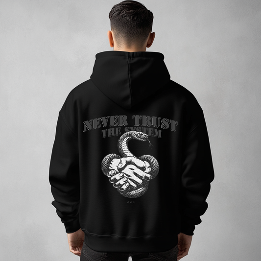 Never Trust the System - Oversize Hoodie