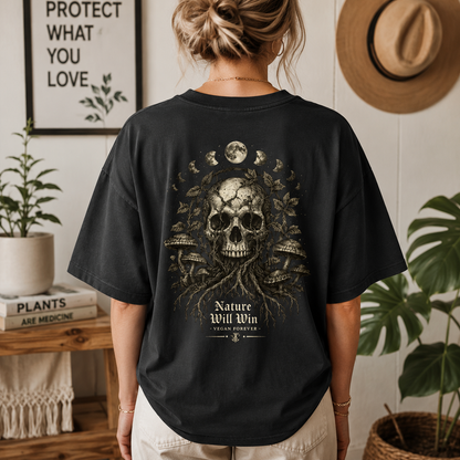 NATURE WILL WIN Organic Oversized Shirt