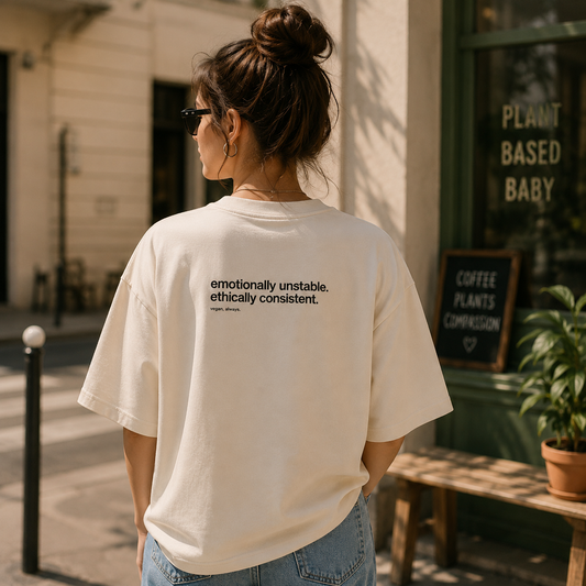 EMOTIONALLY UNSTABLE Organic Oversized Shirt
