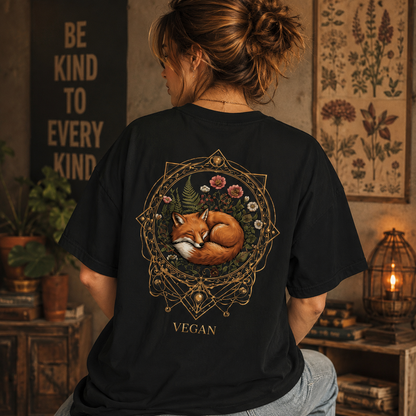 VEGAN FOX Organic Oversized Shirt