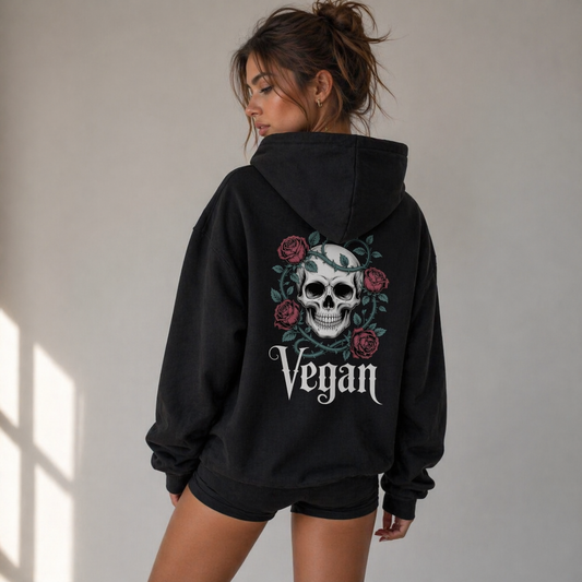 VEGAN REAPER Heavyweight Oversized Hoodie