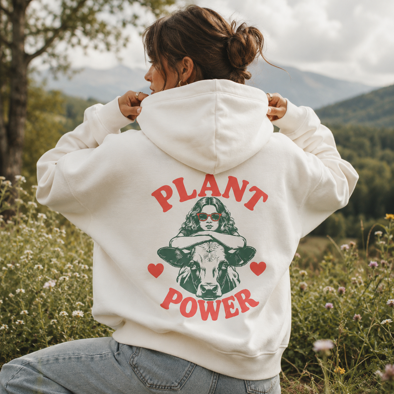 PLANT POWER Heavyweight Oversized Hoodie