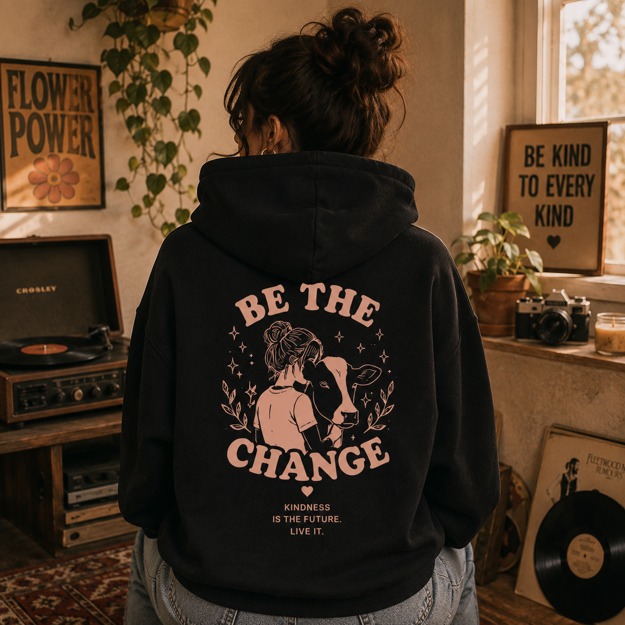 BE THE CHANGE Heavyweight Oversized Hoodie