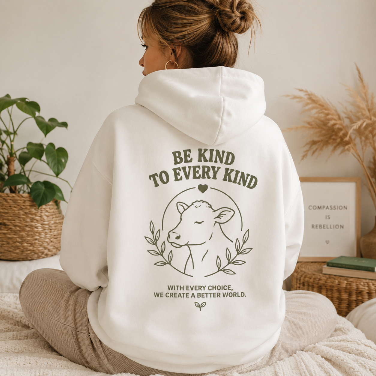 BE KIND TO EVERY KIND Heavyweight Oversized Hoodie