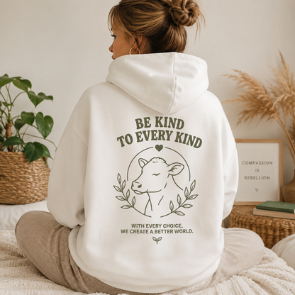 BE KIND TO EVERY KIND Heavyweight Oversized Hoodie