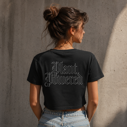 PLANT POWERED Cropped Shirt