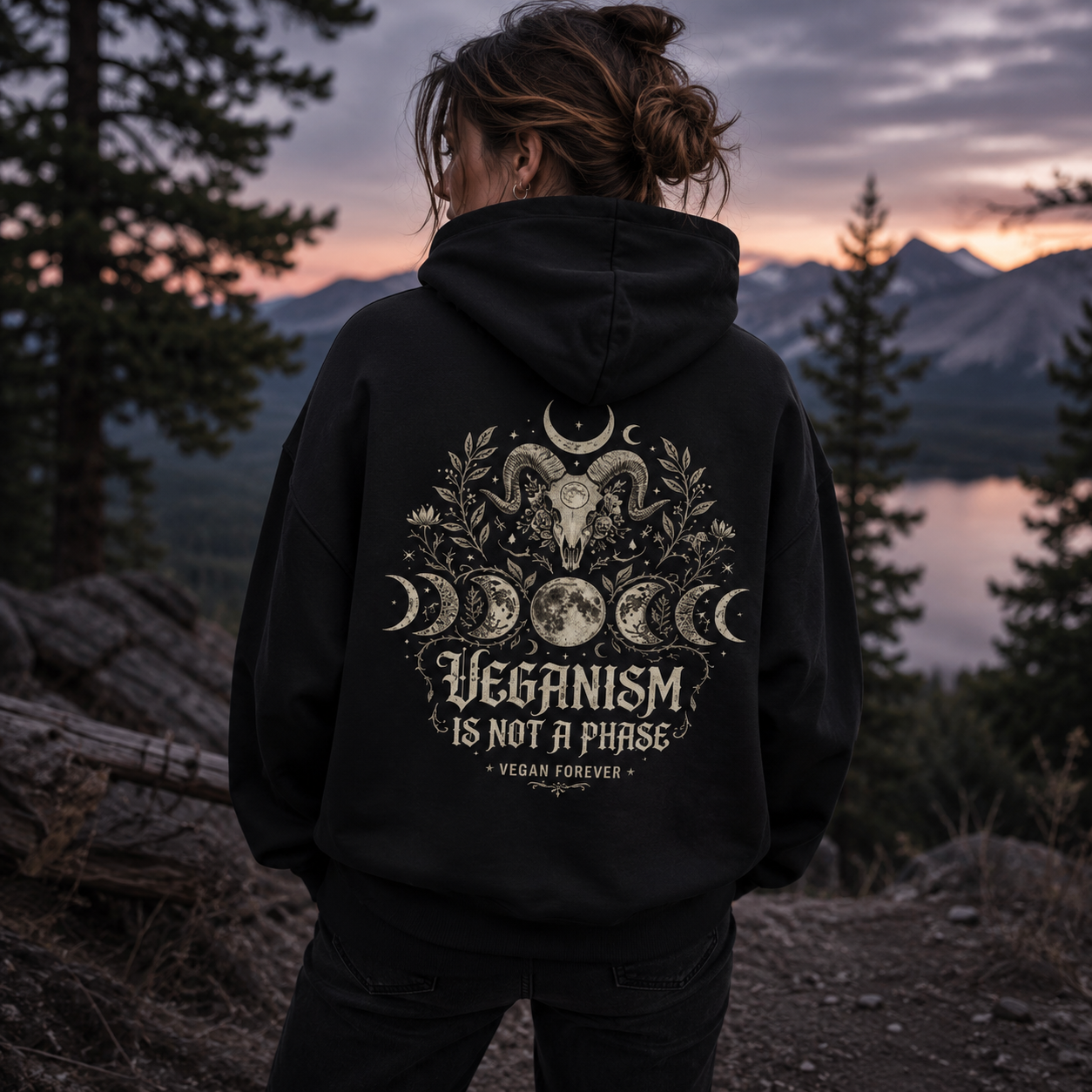 VEGANISM IS NOT A PHASE Heavyweight Oversized Hoodie