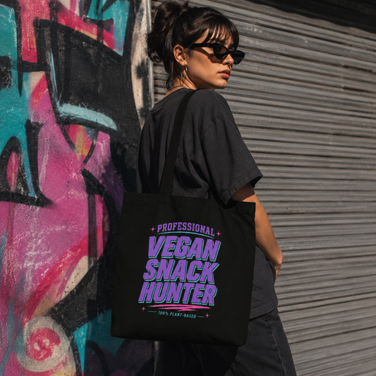 PROFESSIONAL VEGAN SNACK HUNTER Jutebeutel