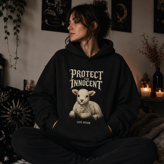 PROTECT THE INNOCENT Heavyweight Oversized Hoodie