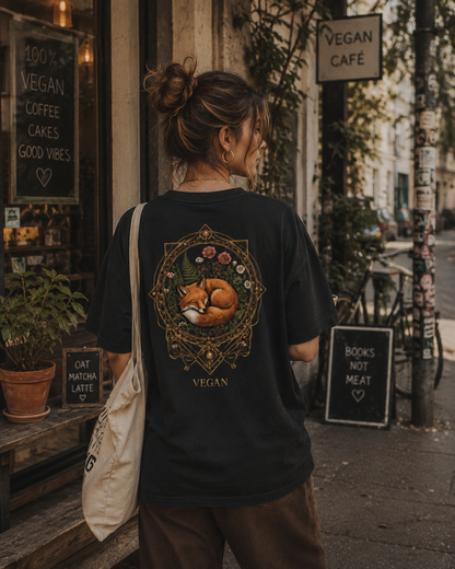 VEGAN FOX Organic Oversized Shirt
