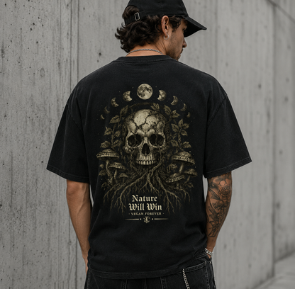 NATURE WILL WIN Heavyweight Oversized Shirt