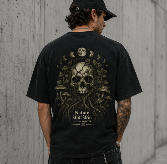 NATURE WILL WIN Heavyweight Oversized Shirt