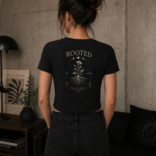 ROOTED Cropped Shirt
