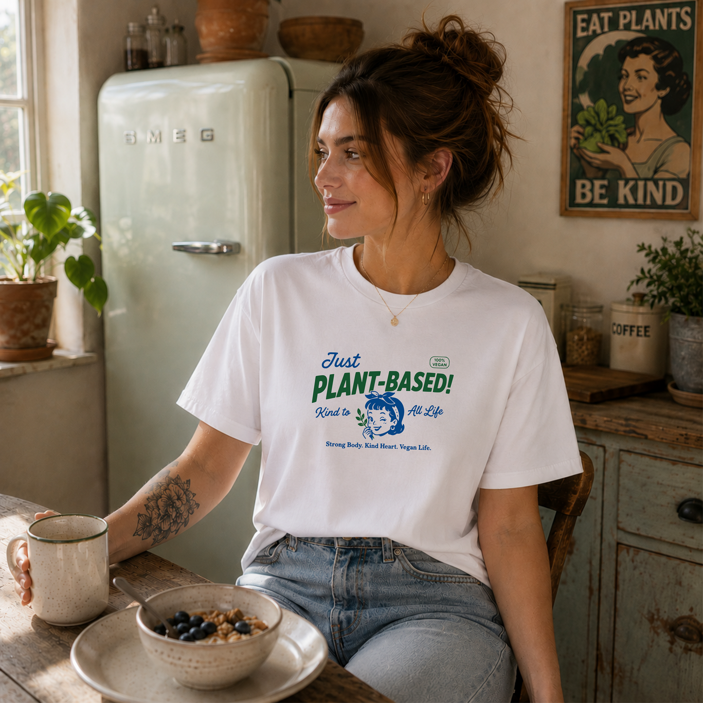 JUST PLANT-BASED Organic Classic Shirt