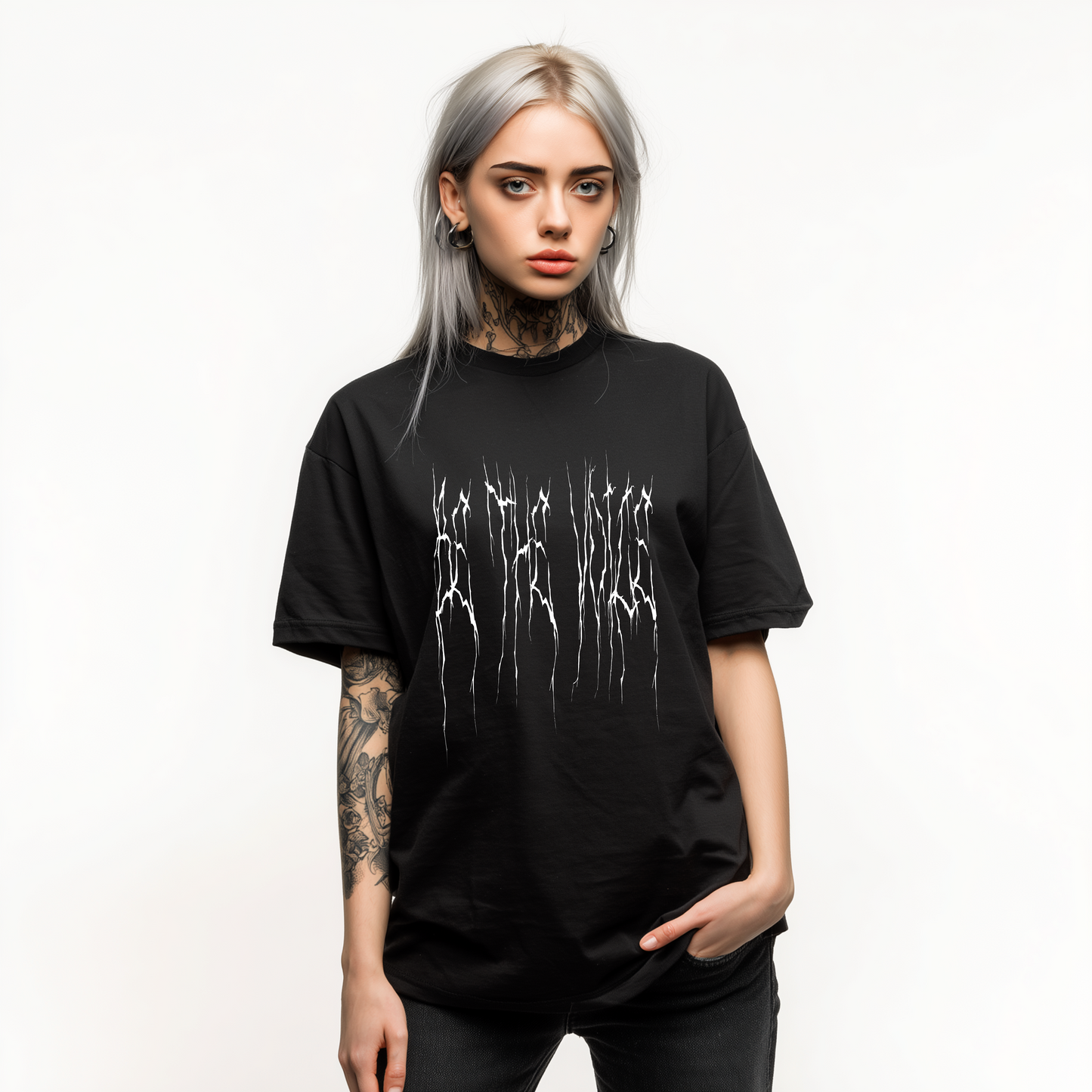 BE THE VOICE FOR THE VOICELESS Organic Oversized Shirt