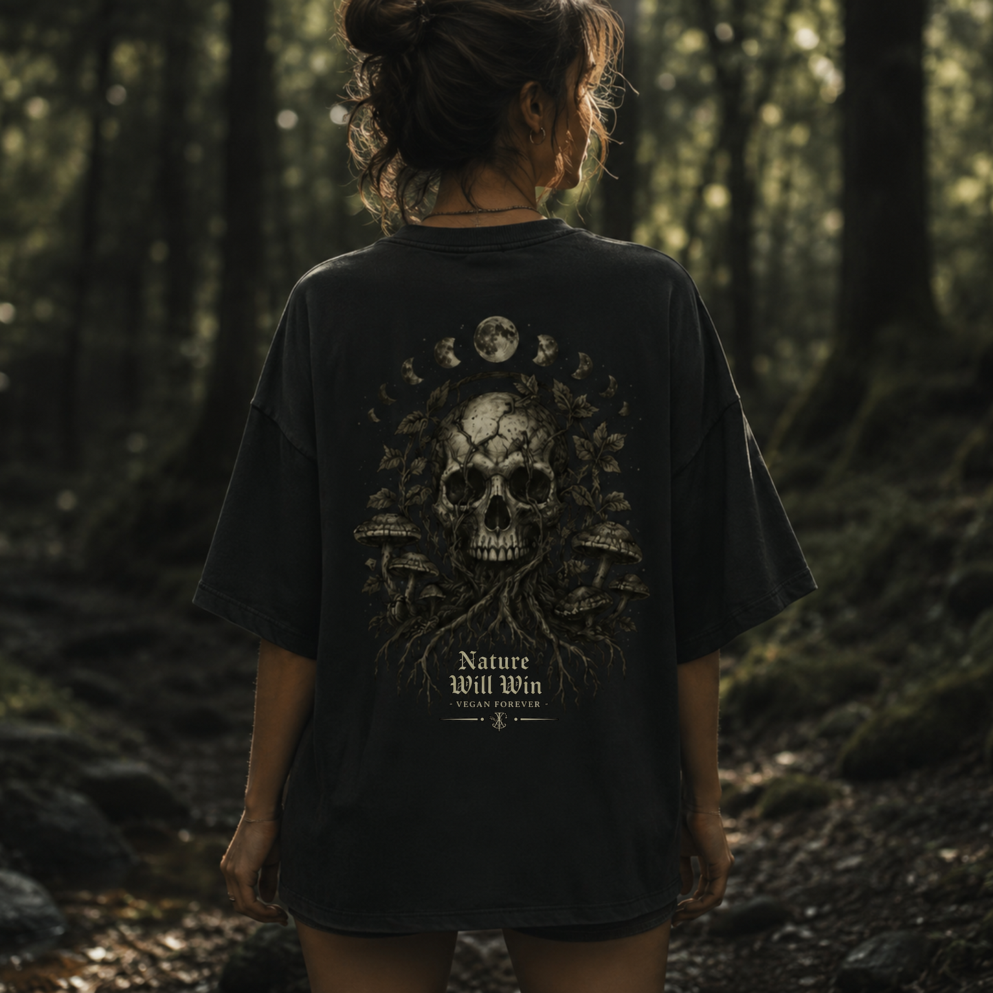 NATURE WILL WIN Organic Oversized Shirt