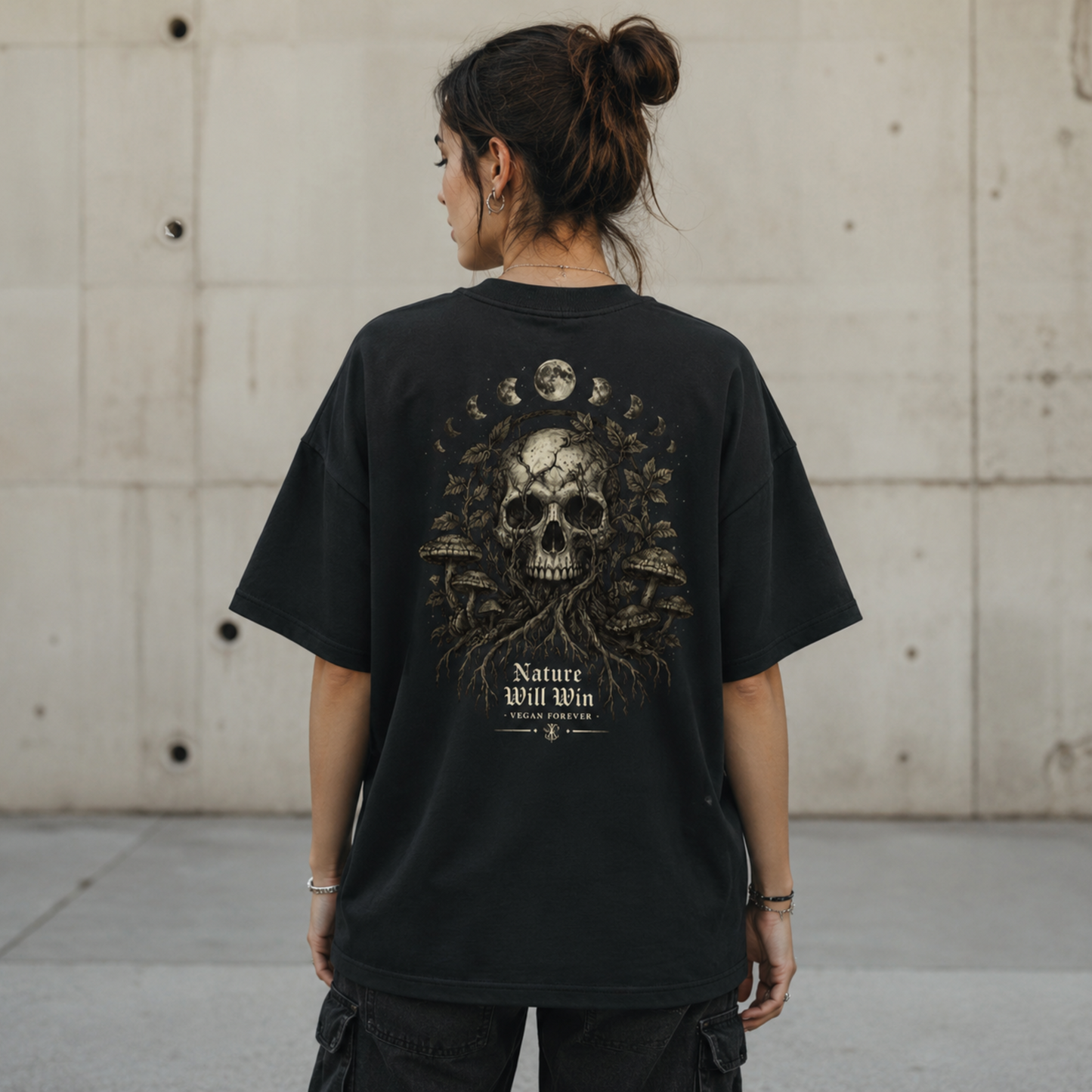 NATURE WILL WIN Organic Oversized Shirt