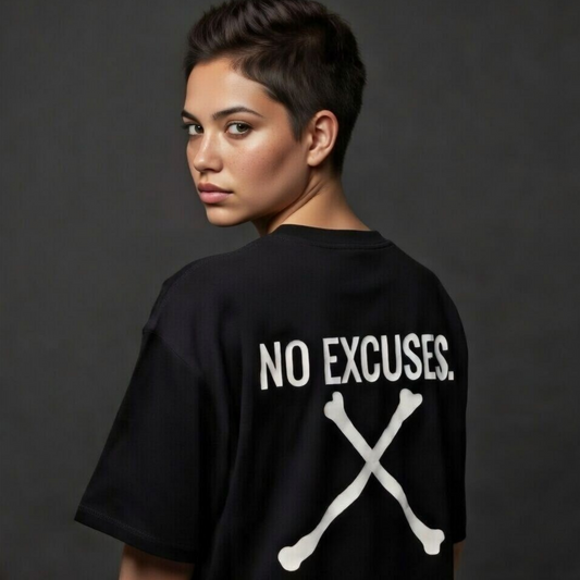 VEGAN FOR LIFE Organic Oversized Shirt