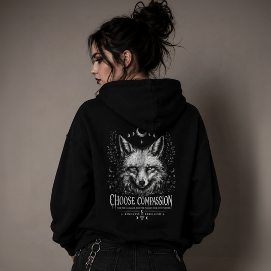CHOOSE COMPASSION Heavyweight Oversized Hoodie