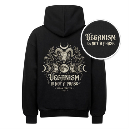 VEGANISM IS NOT A PHASE Heavyweight Oversized Hoodie