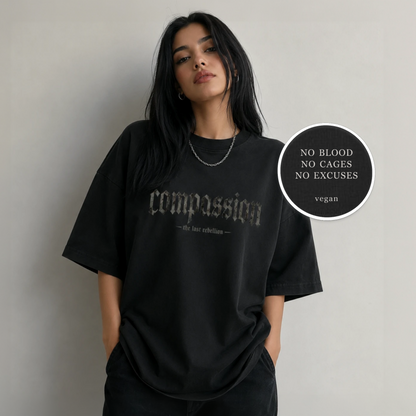 THE LAST REBELLION Organic Oversized Shirt