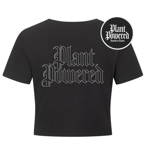 PLANT POWERED Cropped Shirt