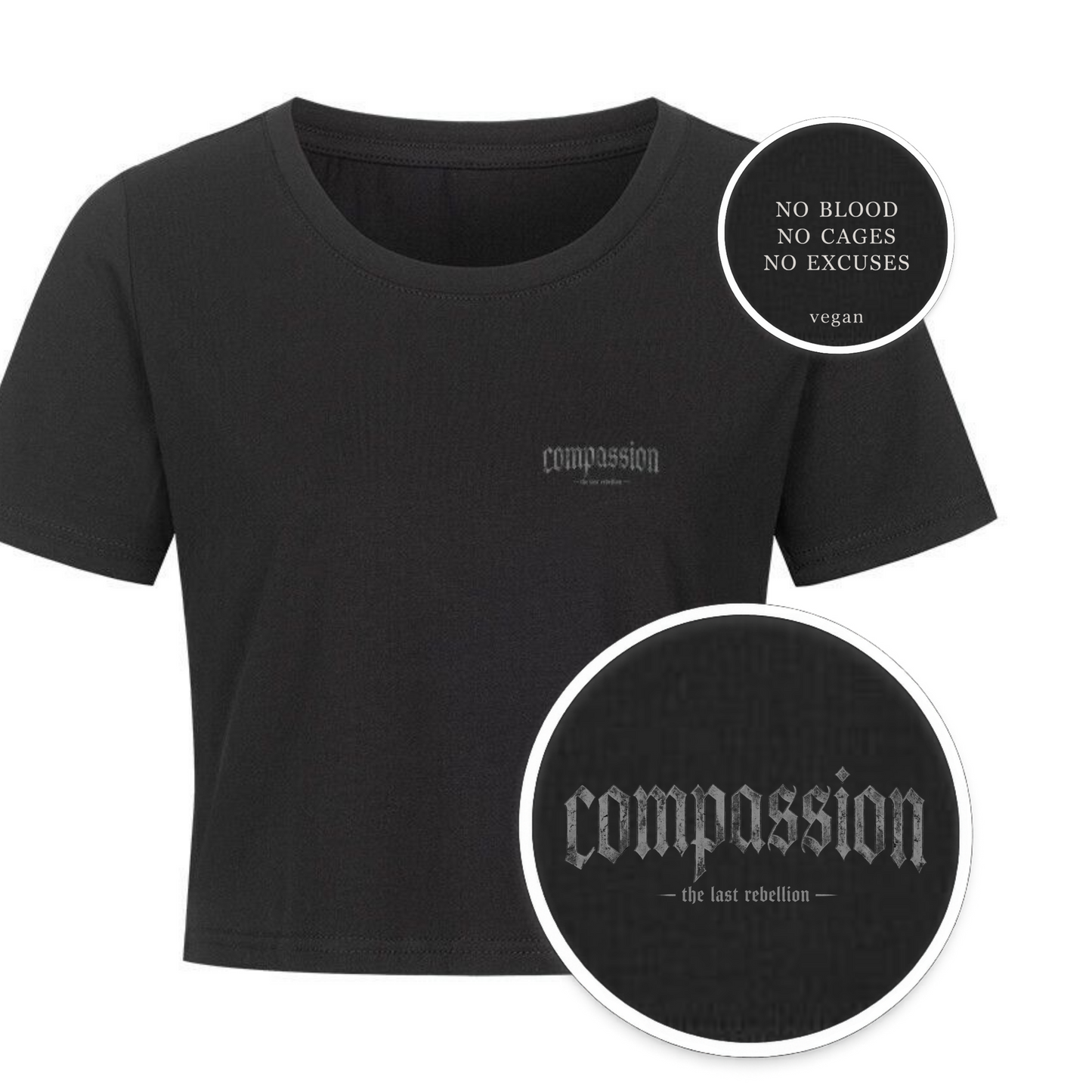 THE LAST REBELLION Cropped Shirt