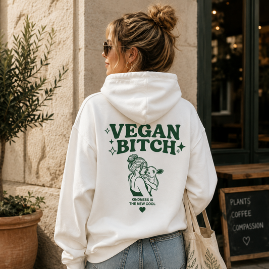 VEGAN BITCH Heavyweight Oversized Hoodie