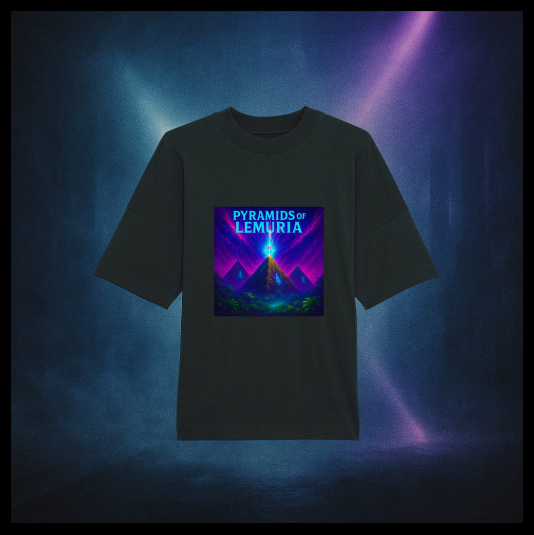 Pyramids of Lemuria - Organisches Oversize Shirt