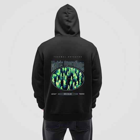 Matrix Operations - Oversize Hoodie