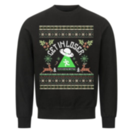 Get In Loser We're Skipping Christmas - Ugly Sweater