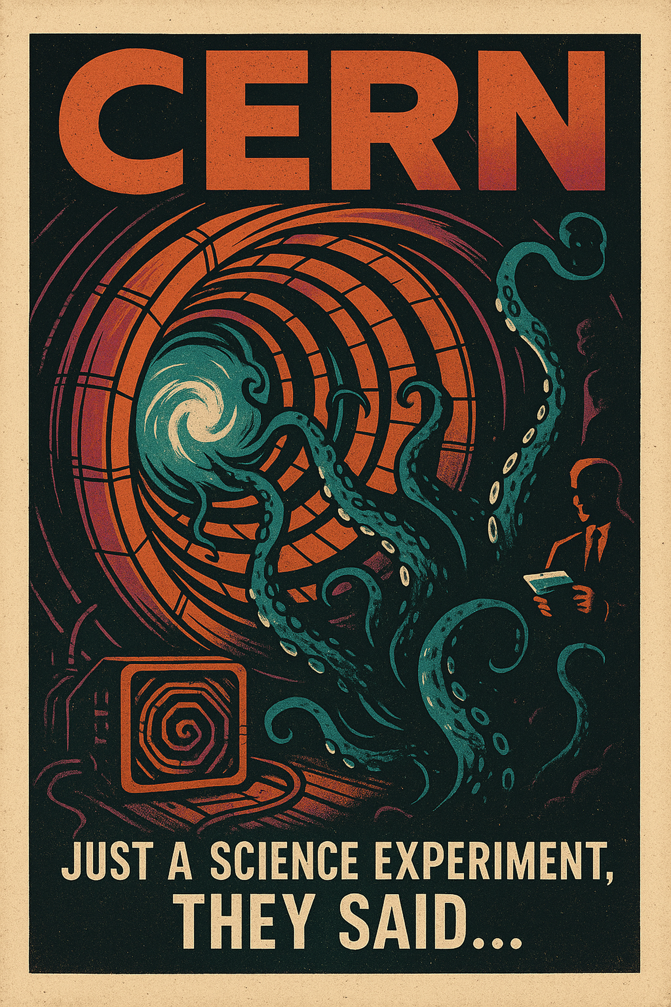 Cern (orange version) - Oversize Shirt