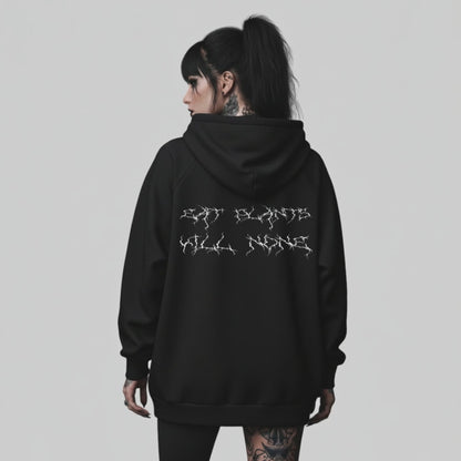 EAT PLANTS KILL NONE Heavyweight Oversized Hoodie